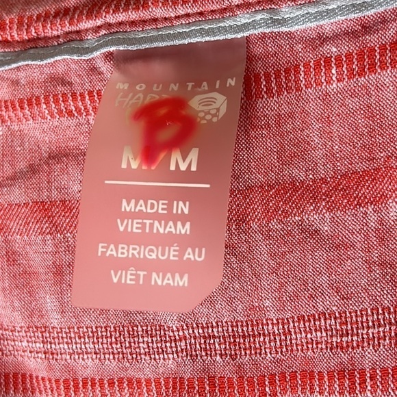 MOUNTAIN HARDWARE Palisade Long Sleeve Cotton/Linen Blend Top Size Medium - Picture 8 of 16